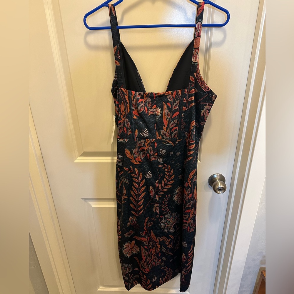 Aerie Navy and Pink Asymmetrical Dress - Picture 2 of 11